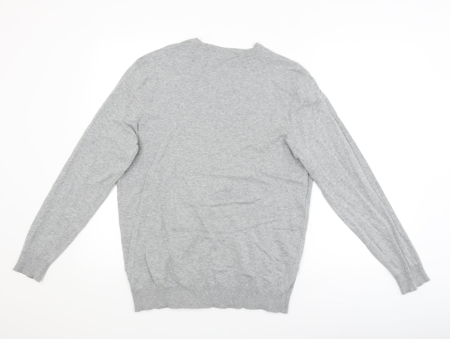 George Mens Grey   Pullover Jumper Size M