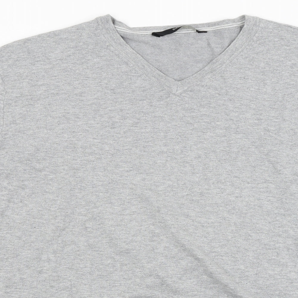 George Mens Grey   Pullover Jumper Size M