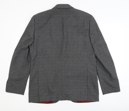 Mens UK Size 42 T&W Regular Grey Suit Jacket