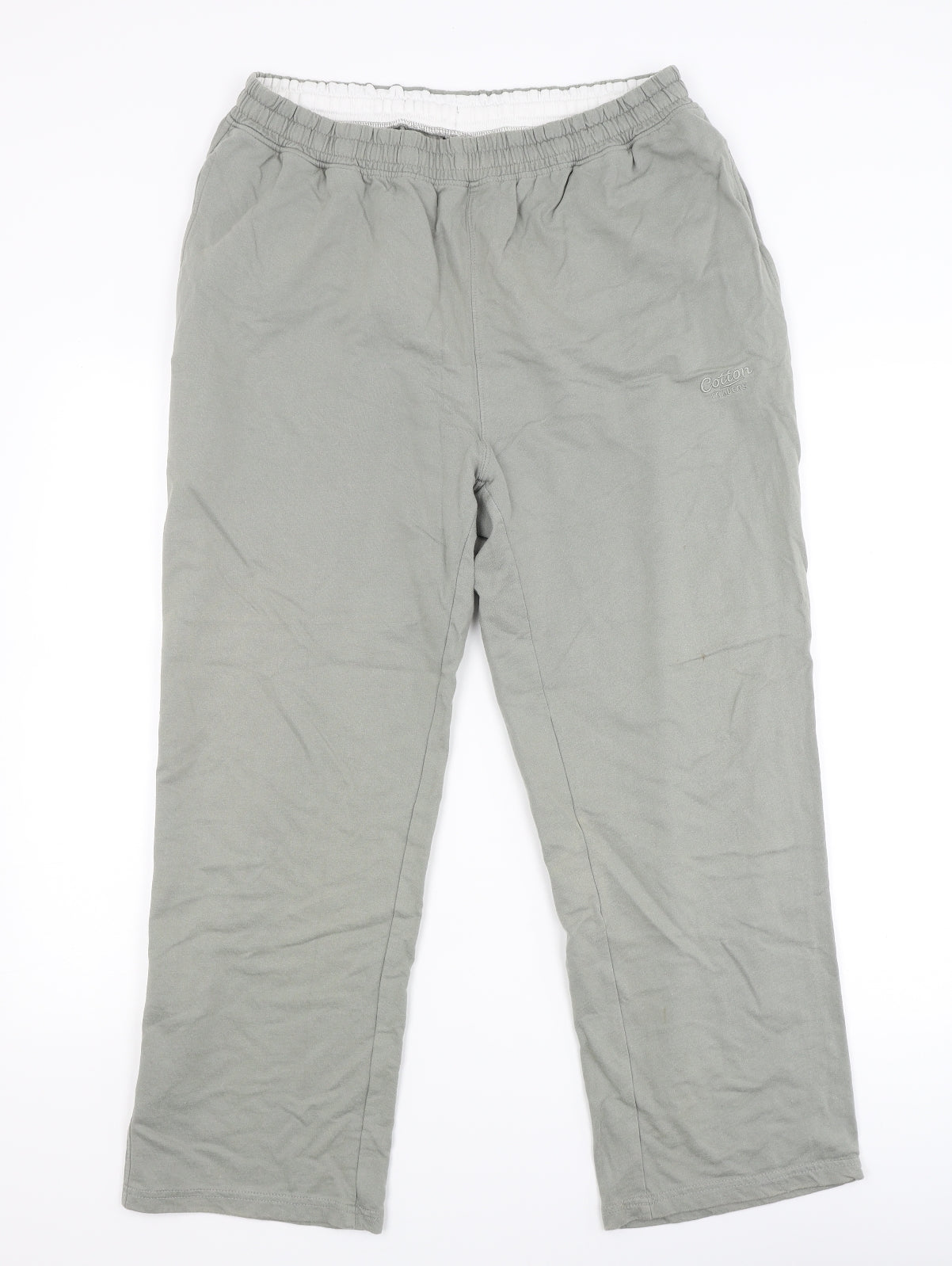 Cotton Traders Womens Grey   Sweatpants Trousers Size L L25 in