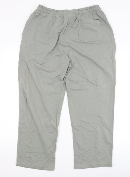 Cotton Traders Womens Grey   Sweatpants Trousers Size L L25 in