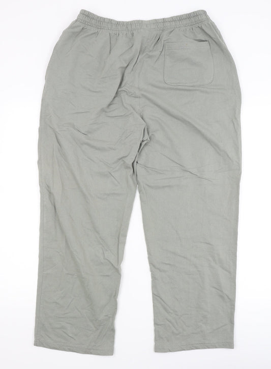 Cotton Traders Womens Grey   Sweatpants Trousers Size L L25 in