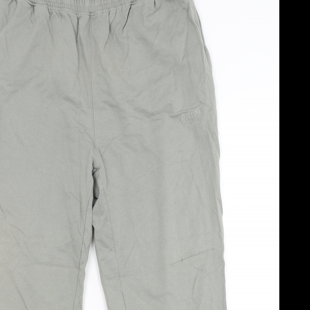 Cotton Traders Womens Grey   Sweatpants Trousers Size L L25 in