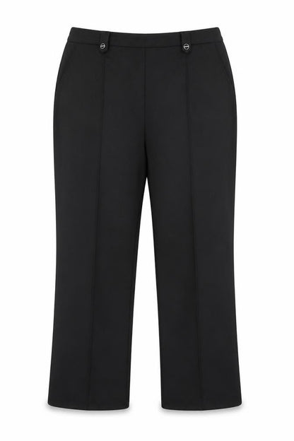 Bonmarché Womens Black Dress Pants Trousers Size 18 L25.5 in