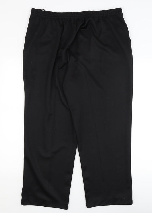 bm collection Womens Black   Dress Pants Trousers Size 18 L25.5 in