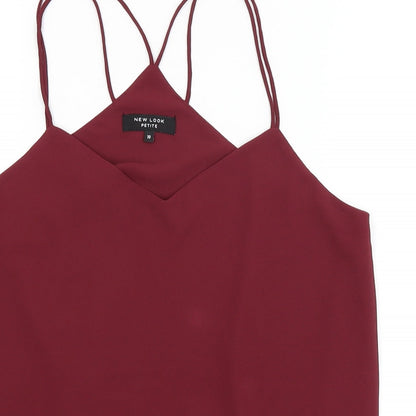 New Look Womens Red   Camisole Tank Size 10