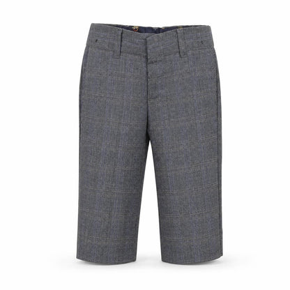 Monsoon Boys Grey Check  Capri Trousers Size 3-6 Months