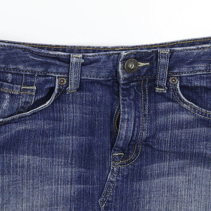 Gap Womens Blue  Denim A-Line Skirt Size 25 in