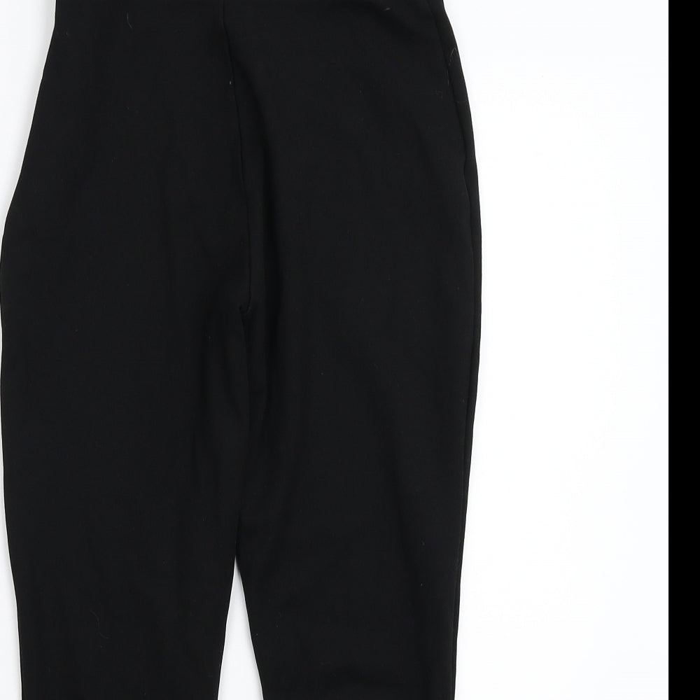 Marks and Spencer Girls Black   Capri Trousers Size 12-13 Years