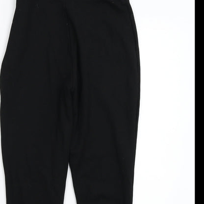 Marks and Spencer Girls Black   Capri Trousers Size 12-13 Years