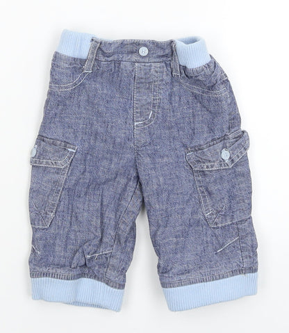 TU Baby Blue  Denim Capri Jeans Size 3-6 Months
