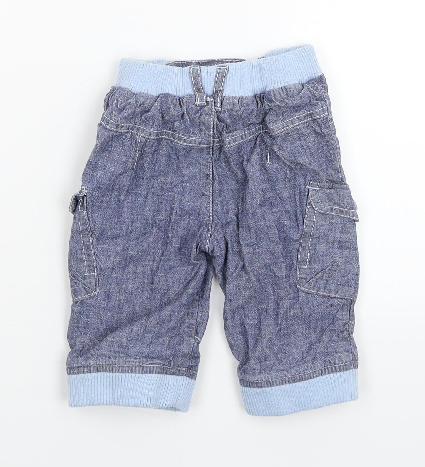 TU Baby Blue  Denim Capri Jeans Size 3-6 Months