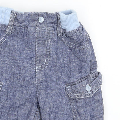 TU Baby Blue  Denim Capri Jeans Size 3-6 Months