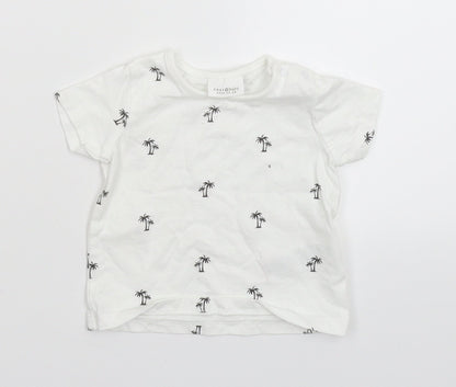 Next Baby White   Basic T-Shirt Size 0-3 Months