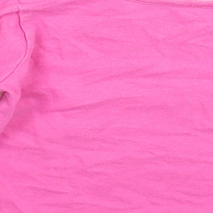 Earlydays Girls Pink   Basic T-Shirt Size 12-18 Months