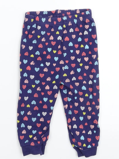 George Baby Blue Solid  Babydoll Pyjama Pants Size 9-12 Months