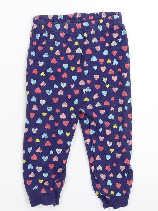 George Baby Blue Solid  Babydoll Pyjama Pants Size 9-12 Months