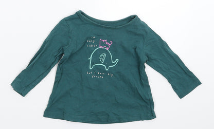 George Baby Green   Basic T-Shirt Size 6-9 Months