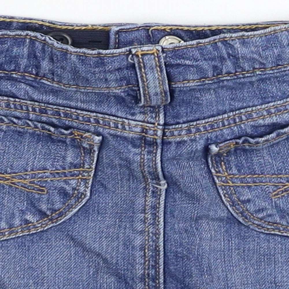 George Girls Blue  Denim A-Line Skirt Size 18-24 Months