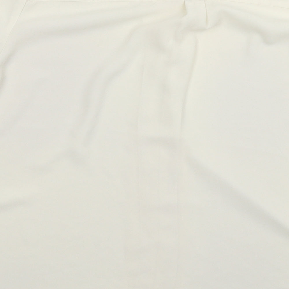 Avenue Womens White   Basic Blouse Size 14