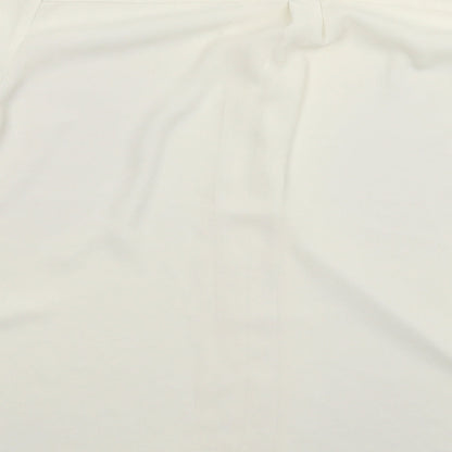 Avenue Womens White   Basic Blouse Size 14