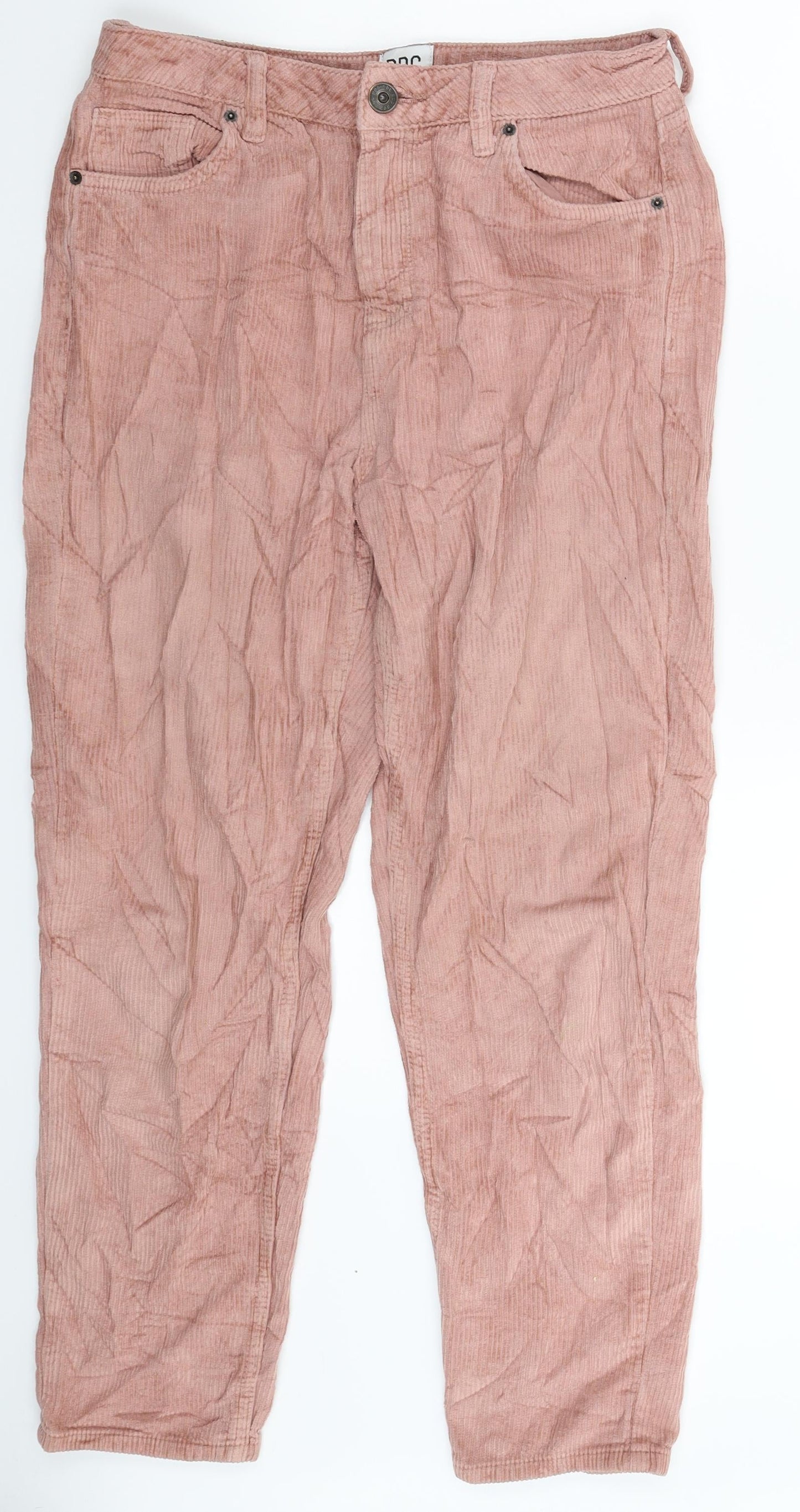 BDG Womens Beige  Corduroy Mom Jeans Size 28 in L27 in