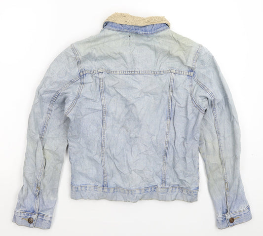 Missguided Womens Blue  Denim Jacket  Size 8