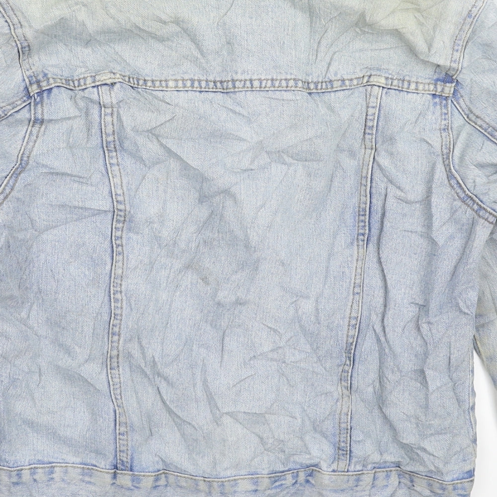 Missguided Womens Blue  Denim Jacket  Size 8