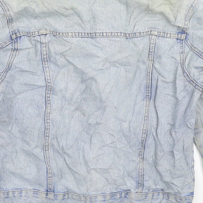 Missguided Womens Blue  Denim Jacket  Size 8