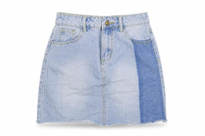 Womens UK Size 6 PRETTYLITTLETHING Mini Denim Skirt