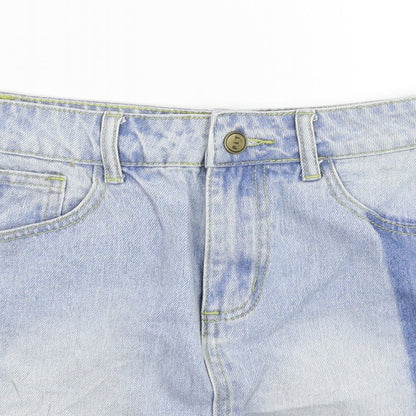PRETTYLITTLETHING Womens Blue  Denim Mini Skirt Size 6