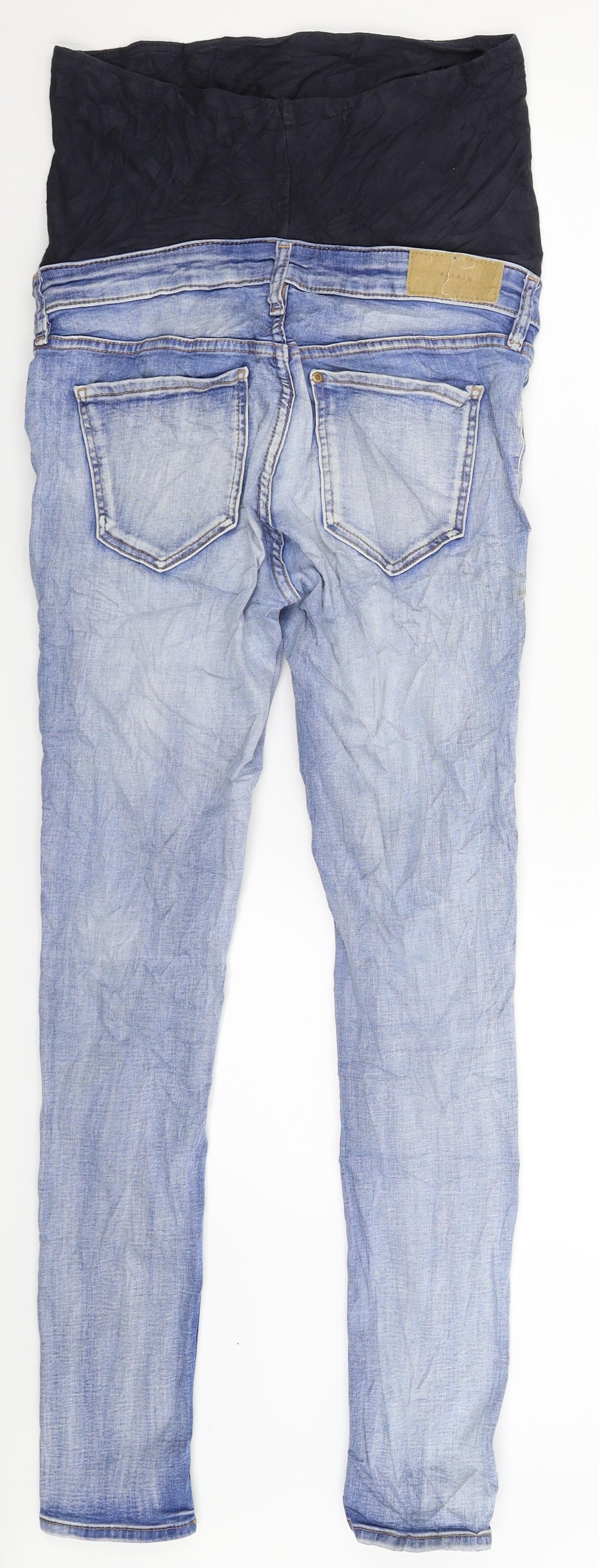 Womens UK Size 10 H&M Extra-Slim Fit Skinny Blue Jeans