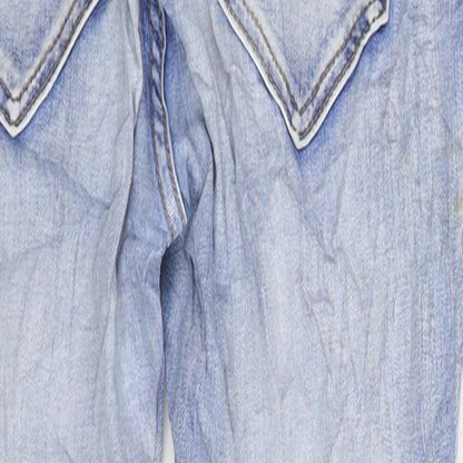 Womens UK Size 10 H&M Extra-Slim Fit Skinny Blue Jeans