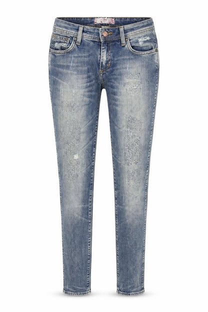 Womens UK Size 27 in H&M Extra-Slim Fit Skinny Blue Jeans