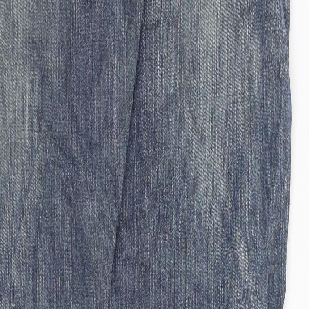 Womens UK Size 27 in H&M Extra-Slim Fit Skinny Blue Jeans