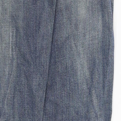 Womens UK Size 27 in H&M Extra-Slim Fit Skinny Blue Jeans