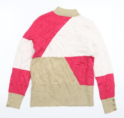 Marks and Spencer Womens Multicoloured  Knit Pullover Jumper Size 12