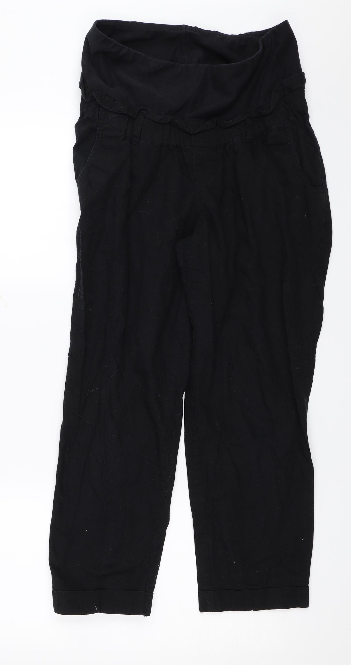 Womens UK Size M H&M Regular Fit  Blue Trousers