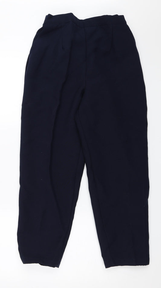 Womens UK Size 16 Preworn Regular Fit  Blue Trousers