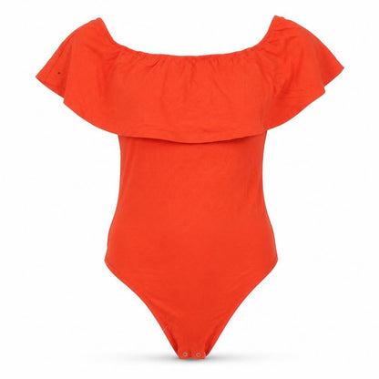 Womens UK Size 12 Primark One-Piece Orange Leotard