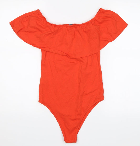 Primark Womens Orange   Leotard One-Piece Size 12