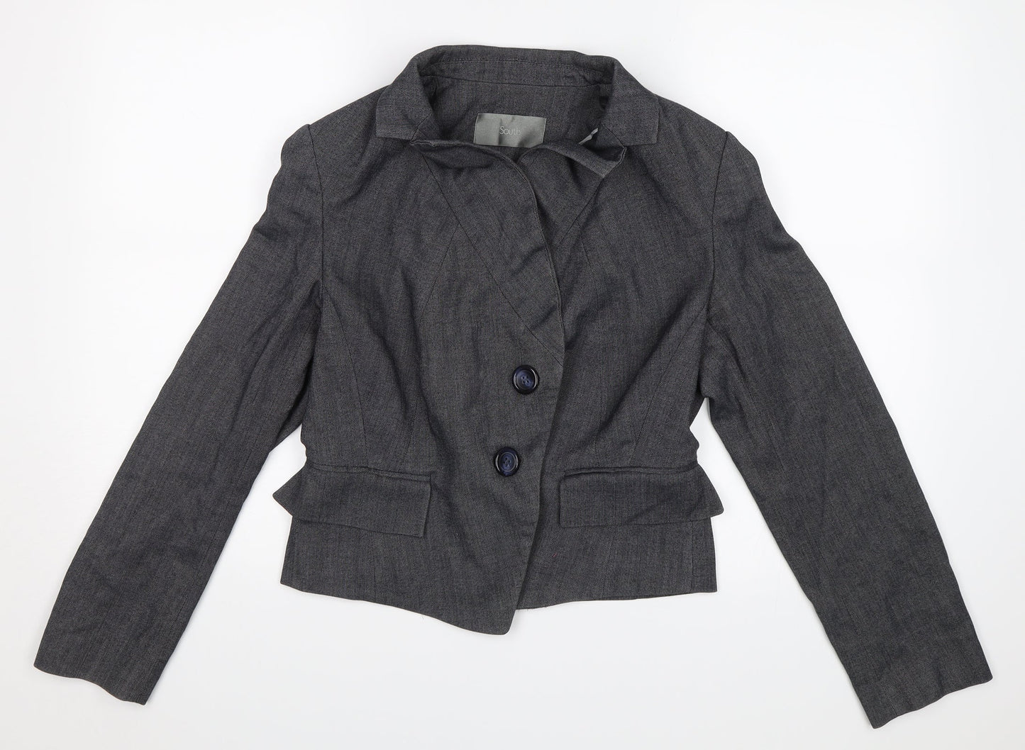 Womens UK Size 4 South Grey Jacket