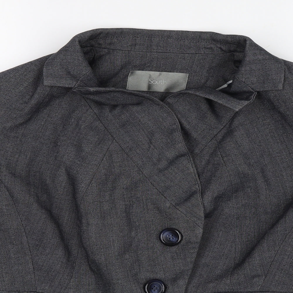Womens UK Size 4 South Grey Jacket