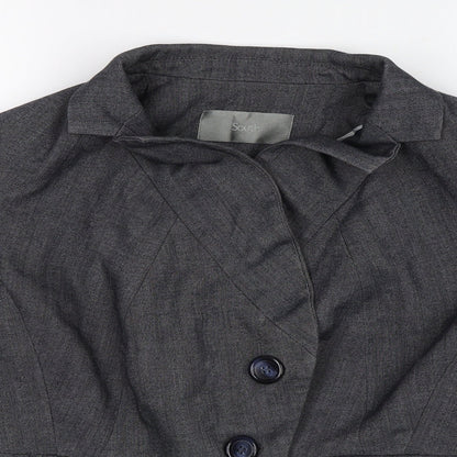 Womens UK Size 4 South Grey Jacket