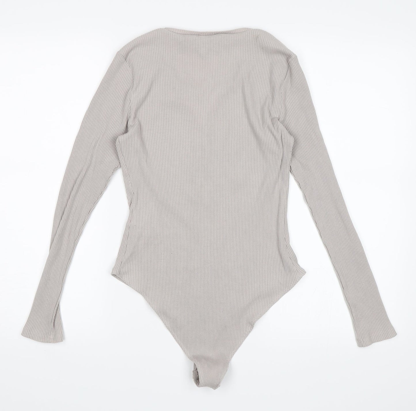 Primark Womens Grey   Bodysuit One-Piece Size S