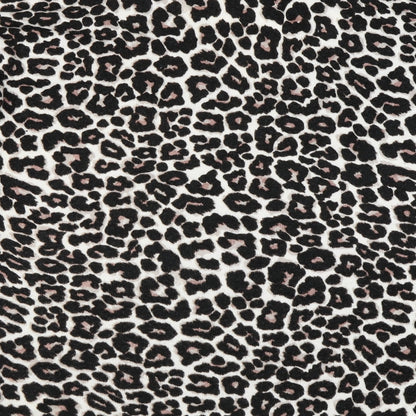 Debenhams Womens Black Animal Print  Pullover Jumper Size 10