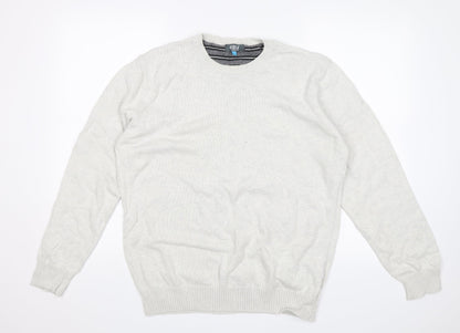 Easy Womens Grey   Pullover Jumper Size L