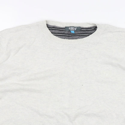 Easy Womens Grey   Pullover Jumper Size L