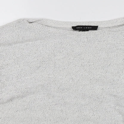 New Look Womens White   Pullover Jumper Size S