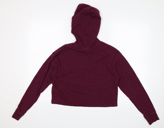 Divided Womens Red   Pullover Hoodie Size S